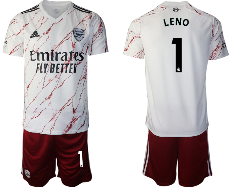 Men 2020-2021 club Arsenal away #1 white Soccer Jerseys->arsenal jersey->Soccer Club Jersey